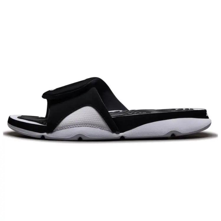 Jordan Hydro Comfortable And Lightweight Slip Resistant Abrasion Resistant Slide Slippers Men's Black White
