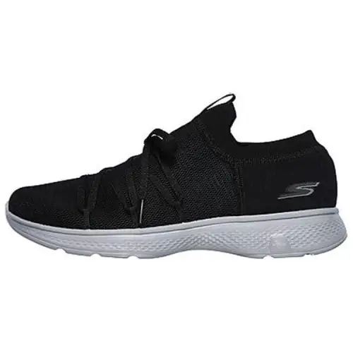 Skechers Go Walk 4 Casual Shoes Men's Low Top Black/Gray