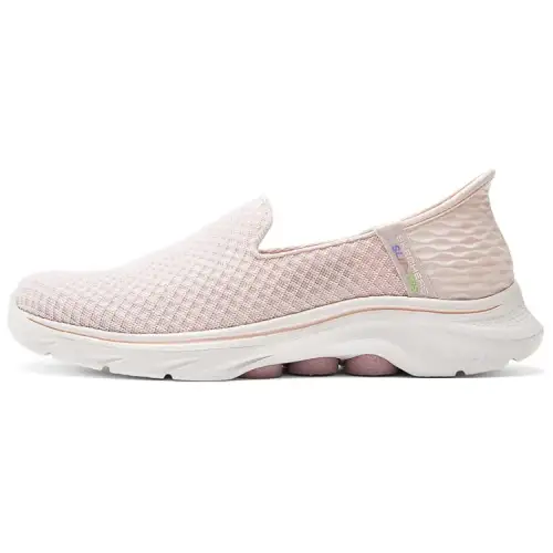 Skechers Women's GO WALK Low top Casual Athletic Shoes Women's Light Pink