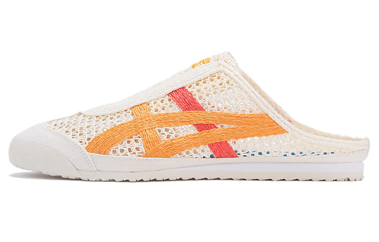 Сабо Onitsuka Tiger MEXICO 66 Sabot (бело-красно-желтые)