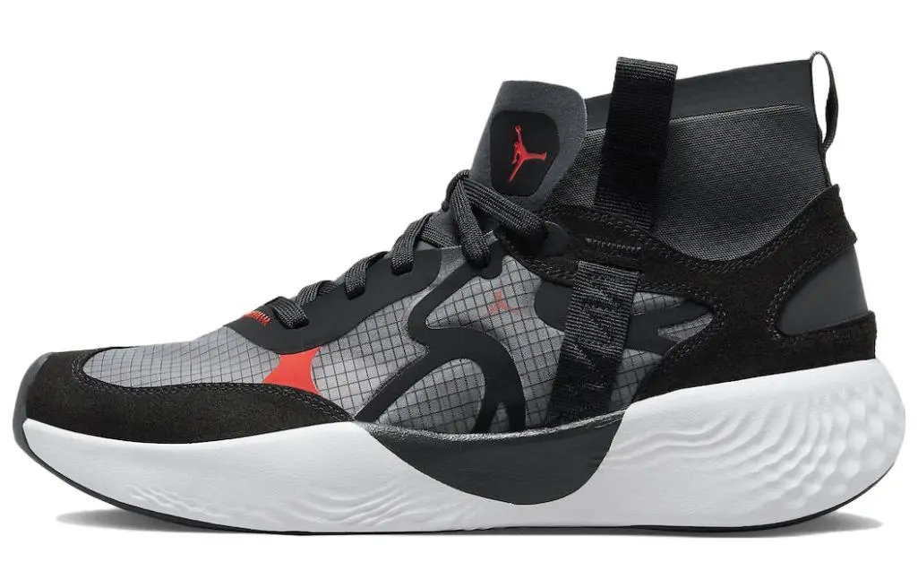 Jordan Delta 3 Mid Black Chile Red