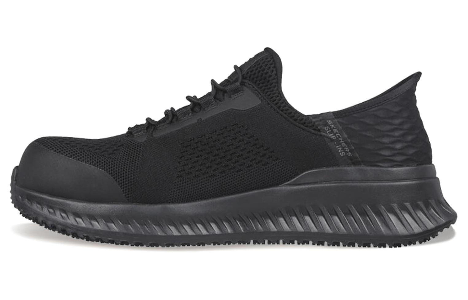 Skechers Slip Ins Abrasion Resistant Low top Casual Shoes Men's Black