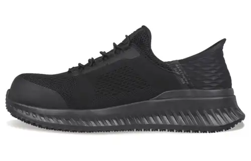Skechers Slip Ins Abrasion Resistant Low top Casual Shoes Men's Black