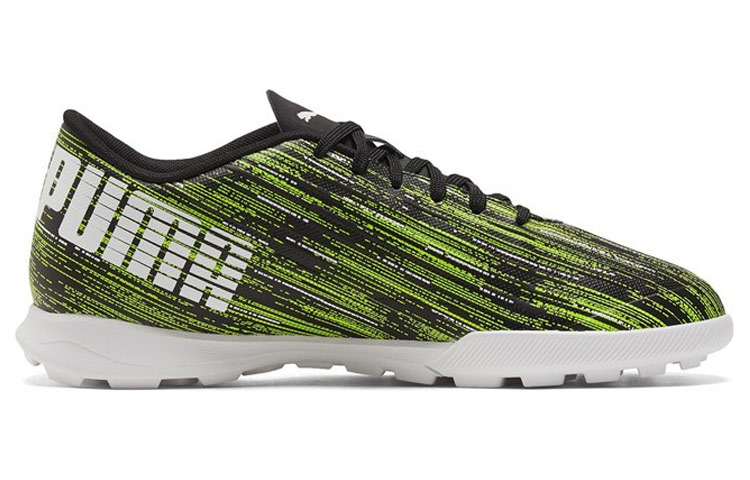 Мужские бутсы PUMA Ultra 4.2 (черно-бело-желтые) — фото 2