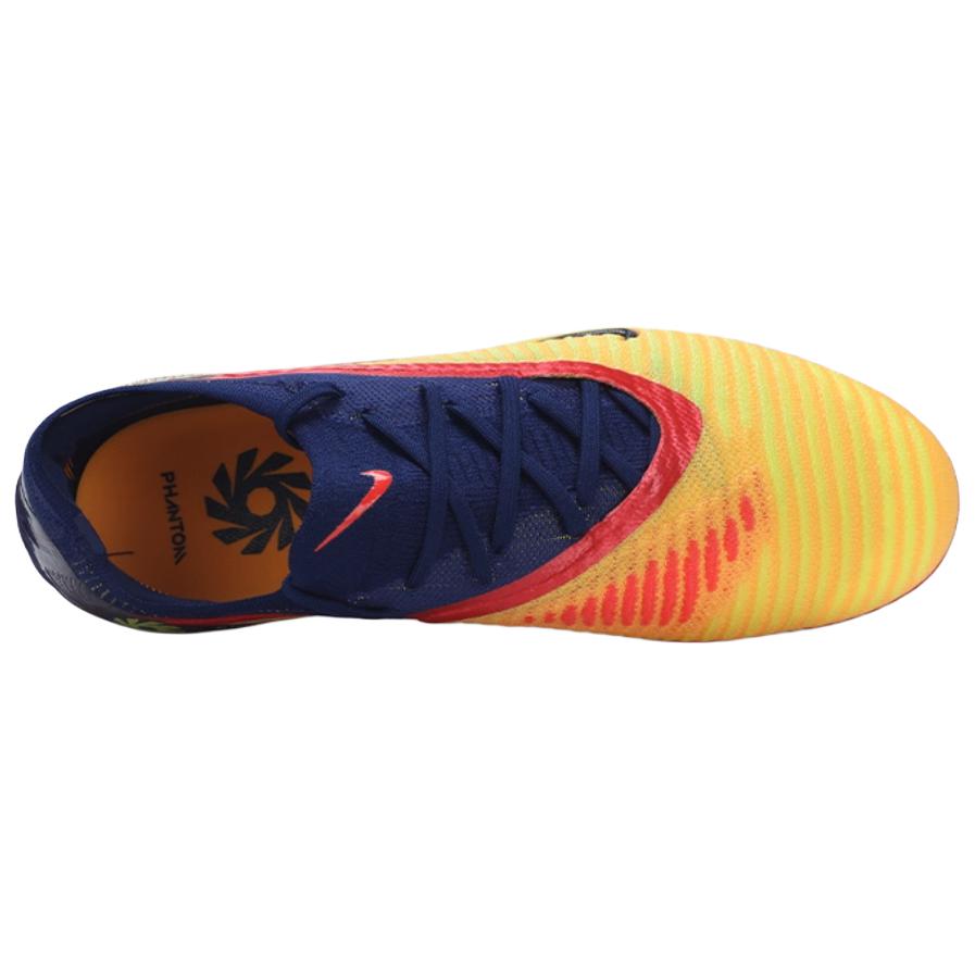 Nike Phantom 6 FG Firm Ground Slip Resistant Abrasion Resistant Soccer Shoes Unisex Yellow