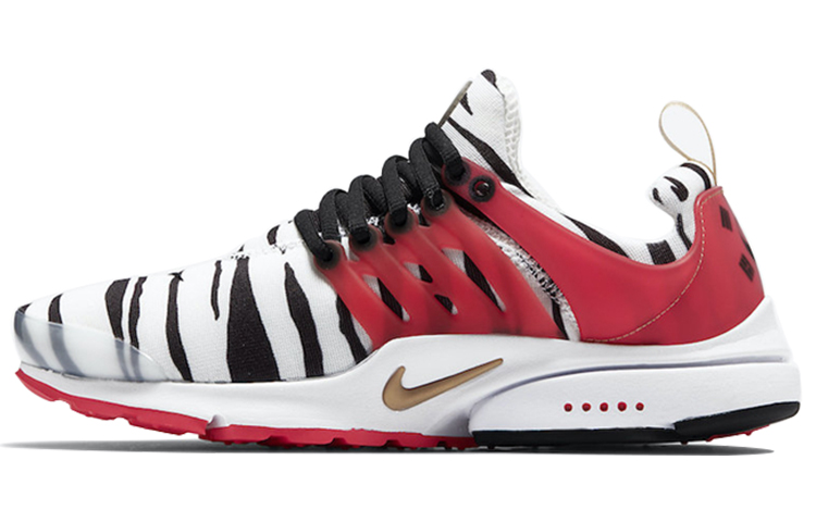 Кроссовки Nike Air Presto (черно-бело-красные) — фото 2