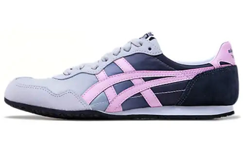 Onitsuka Tiger Serrano Cushioning Slip Resistant Abrasion Resistant Low top Casual Shoes Women's Gray Purple Gradient