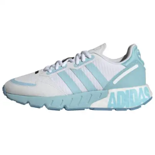 Adidas Wmns Zx 1K Boost 'Bold Logo Graphic - Hazy Sky' Women's