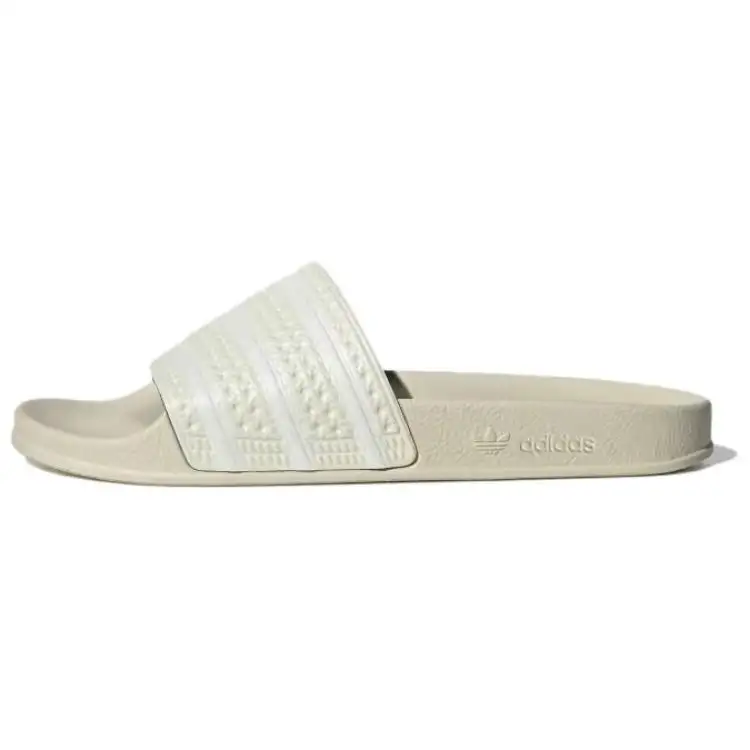 Adidas Originals Slip Resistant Slide Slippers Men's White