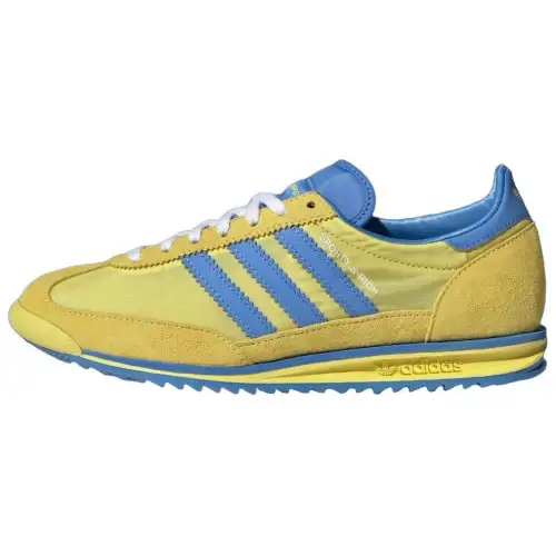 Adidas Originals x SPORTY & RICH SL 72 Low top Casual Shoes Unisex Yellow