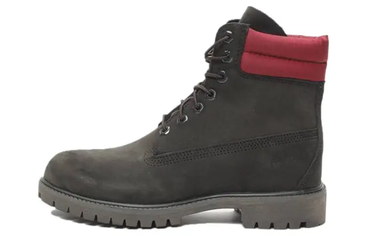 Timberland PREMIUM Top Grain Cow Leather Short Combat Boots Men's Umber