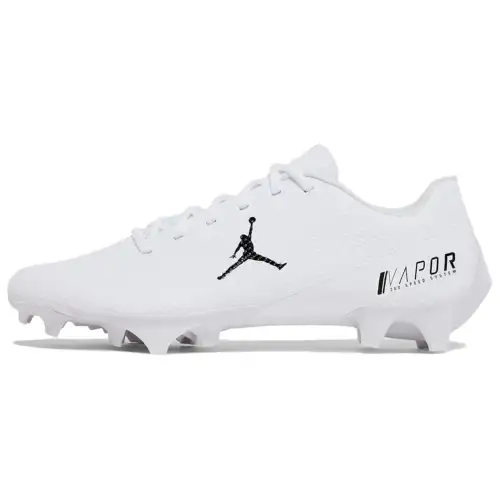 Jordan Vapor Edge Speed 360 Abrasion Resistant Soccer Shoes Men's White Black