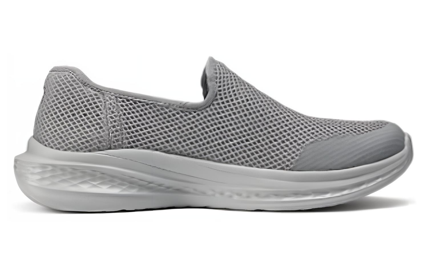 Skechers Mesh, Textile Comfortable And Lightweight Low top Casual Shoes Men’s Gray