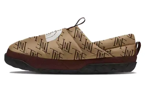 THE NORTH FACE Nuptse Mules 'Almond Butter Monogram'