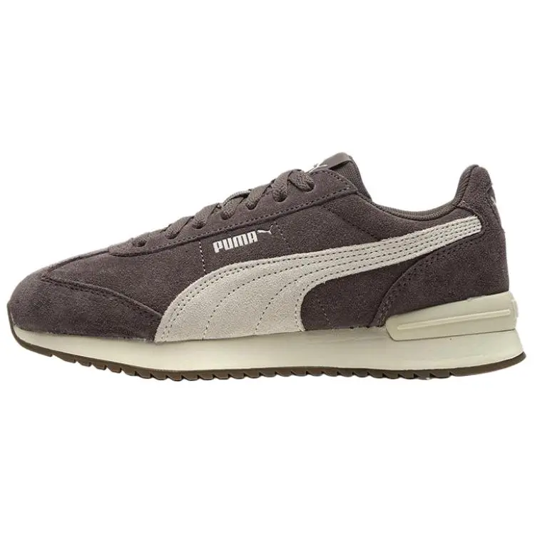 PUMA R78 Slip Resistant Low top Casual Shoes Unisex Gray Brown