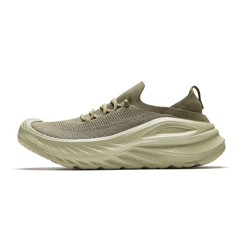 Anta Cushioning Height Increasing Rebound Low top Casual Shoes Men's Green
