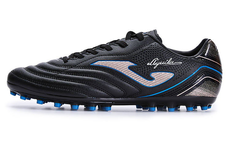 Joma Aguila AG Artificial Ground Artificial Turf Slip Resistant Abrasion Resistant Soccer Shoes Men’s Black