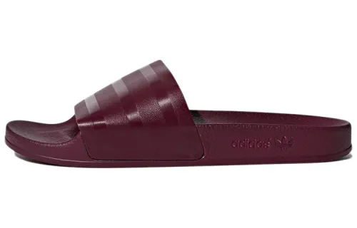 Adidas Originals ADILETTE Slide Slippers Men's Burgundy