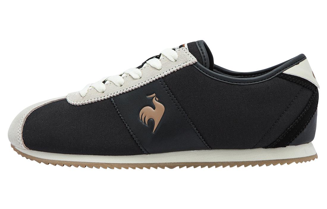 Le coq sportif Montbelier series fabric comfortable shock-absorbing non-slip wear-resistant lightweight low-cut sports and casual shoes men and women same style black