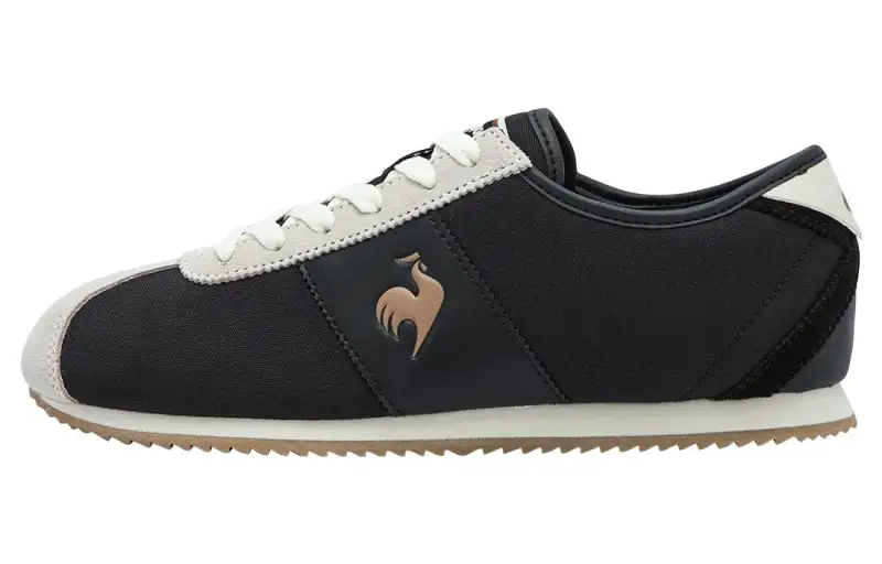 Le Coq Sportif Casual Shoes Unisex Low Top Black/White