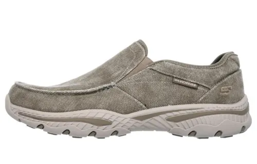 Skechers Relaxed Fit Casual Shoes Men's Low Top Taupe