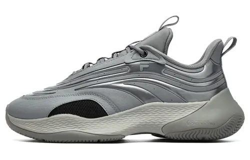 FILA FUSION Ray 2 Synthetic Leather, TPU Low top Casual Shoes Men's Mystic Gray