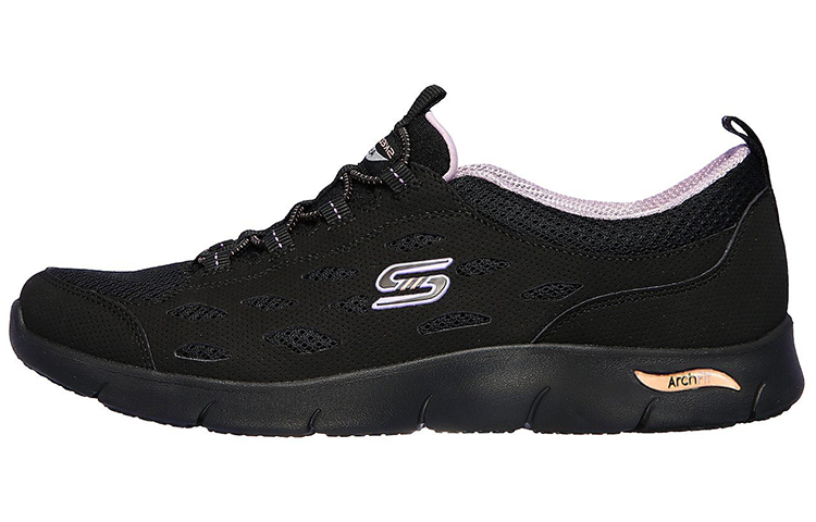Skechers ARCH FIT REFINE Low top Casual Shoes Women's Black Purple