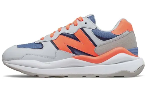 New Balance NB 5740 suede, color matching, comfortable, low-top, lifestyle shoes, women's, gray orange