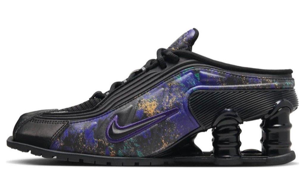 Женские кроссовки Martine Martine rose x Nike Shox MR4 (сине-черные)