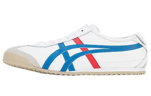 Onitsuka Tiger MEXICO 66 Leather Lightweight Abrasion Resistant Cushioning Support Low top Casual Shoes Men's