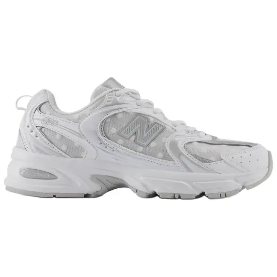 New Balance 530 Silver Metallic Polka Dots