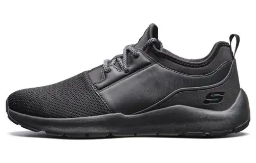 Skechers Nichlas Low top Sports Casual Shoes All Black