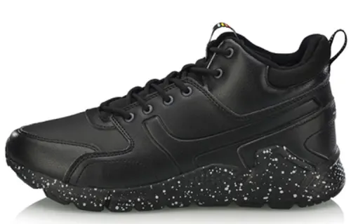 Li Ning Synthetic Leather Lightweight High top Casual Shoes Women's