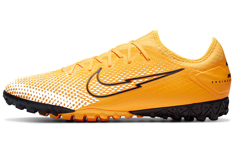 Nike Mercurial Vapor 13 Mercurial 13 Pro comfortable professional low-top TF (glue spikes) hard grass artificial grass anti-slip wear-resistant wrapping support balance football shoes men's black and yellow