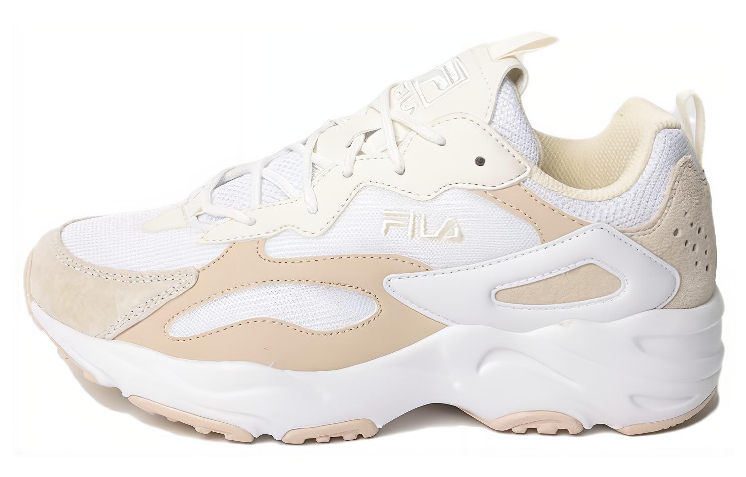 FILA Ray Tracer Abrasion Resistant Low top Casual Shoes Unisex Beige