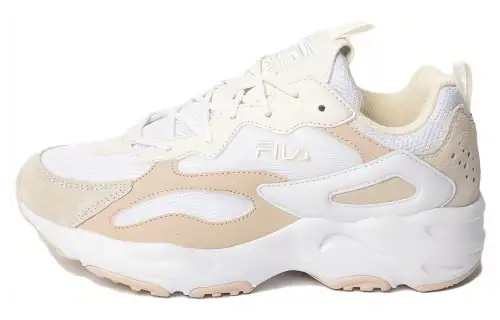 FILA Ray Tracer Abrasion Resistant Low top Casual Shoes Unisex Beige
