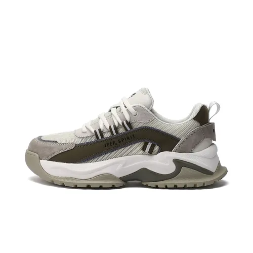 JEEP SPIRIT Breathable Cushioning Abrasion Resistant Lightweight Height Increasing Low top Casual Shoes Men's