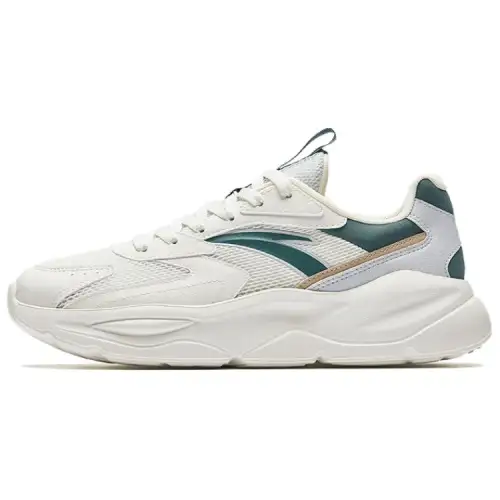Anta Unruly Series Slip Resistant Abrasion Resistant Low top Casual Shoes Men's White Green