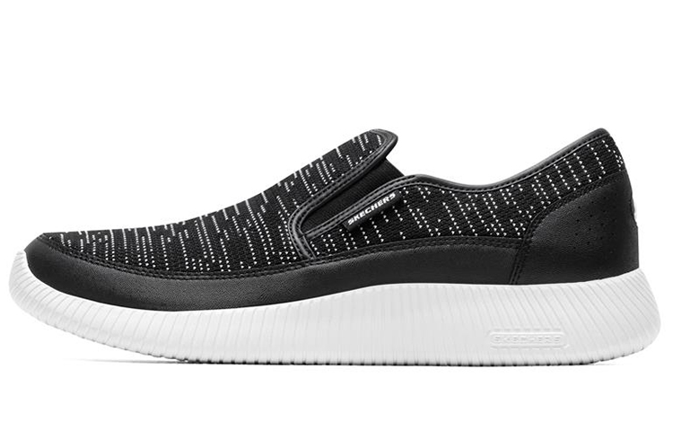 Skechers Depth Charge Casual Shoes Women's Low Top Black/White
