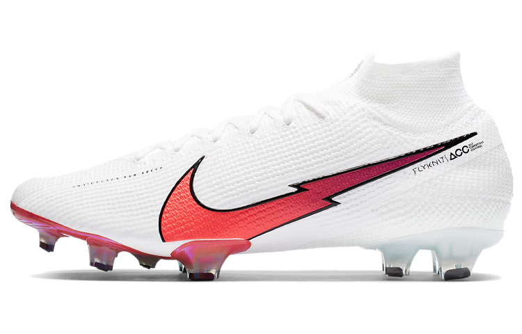 Мужские футбольные бутсы Nike Nike Mercurial Superfly 7 Elite FG (белыйрозовыйсиний)
