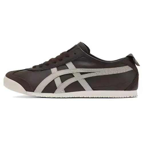 Onitsuka Tiger MEXICO 66 Wear resistant And Lightweight Low top Casual Shoes Unisex Chocolate Brown