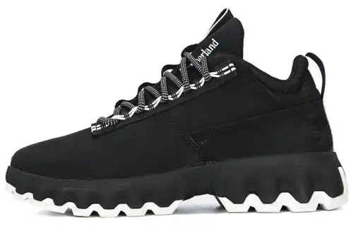 Timberland Cushioning Slip Resistant Abrasion Resistant High top Outdoor Shoes Men's Black