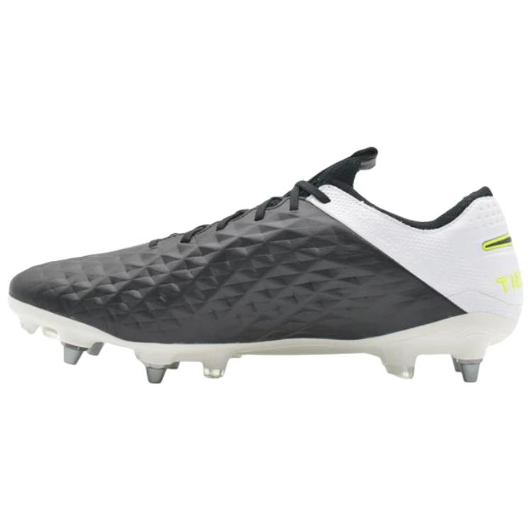 Nike Tiempo Legend 8 Elite Slip Resistant Abrasion Resistant Soccer Shoes Men’s White Black