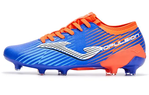 Joma Propulsion FG Firm Ground Natural Grass Slip Resistant Abrasion Resistant Soccer Shoes Men's Blue Orange