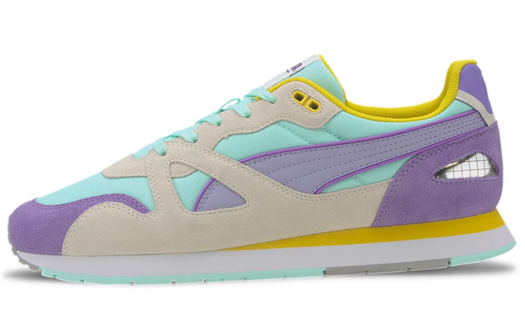 Кроссовки PUMA Puma Mirage OG (серо-сине-фиолетовые)