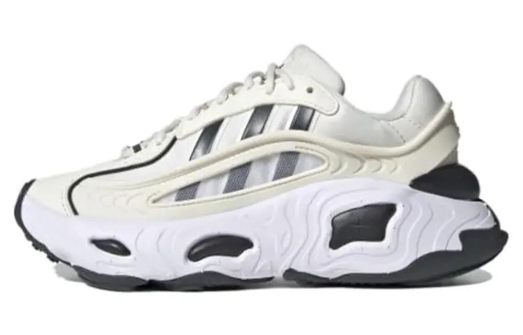 Adidas Originals Oznova Slip Resistant Abrasion Resistant Low top Sports Casual Shoes Women's White Black