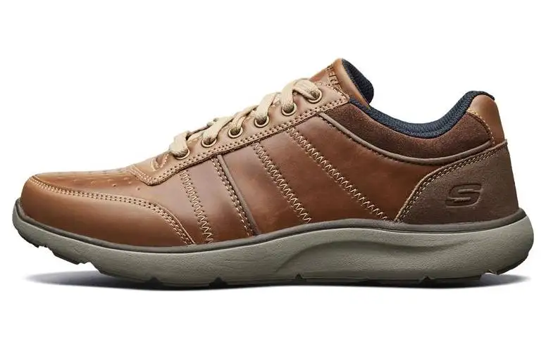 Skechers Go Walk 3 Montego Comfortable Low top Sports Casual Shoes Men's Light Brown