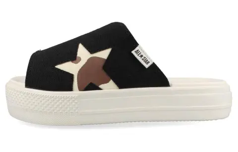 Converse All Star Comfortable Slide Slippers Women's Black White