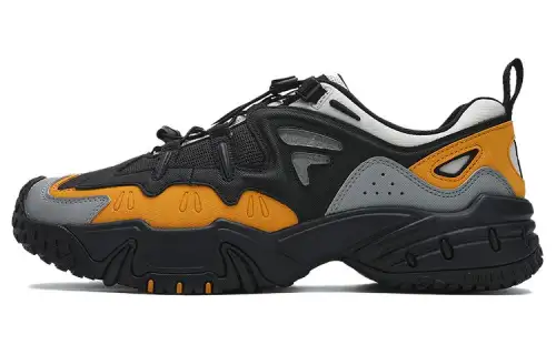 FILA FUSION KRIPTONITE Textile, Synthetic Leather Cushioning Abrasion Resistant Breathable Low top Casual Shoes Men's