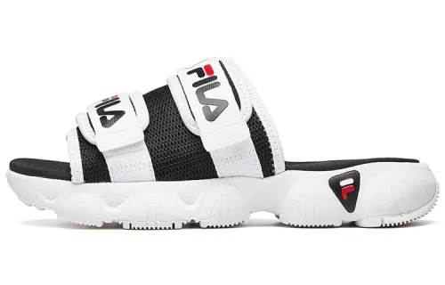 FILA JaggerSports Slipper White/Black Women's